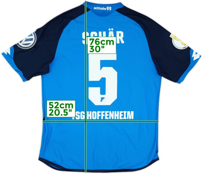 2016-17 TSG Hoffenheim DFB-Pokal Home Shirt Schar #5 - 8/10 - (XL)