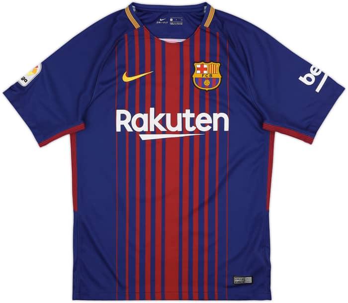2017-18 Barcelona Home Shirt Messi #10 - 5/10 - (S)