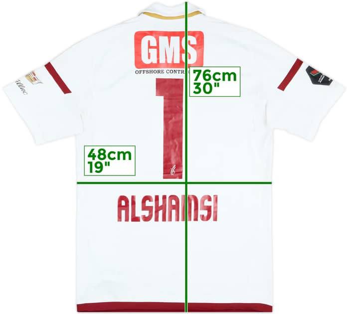2016-17 Al Wahda Match Issue GK/Away Shirt Al Shamsi #1