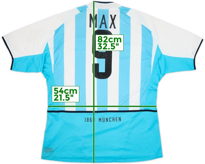 2002-03 1860 Munich Home Shirt Max #9 - 6/10 - (XXL)