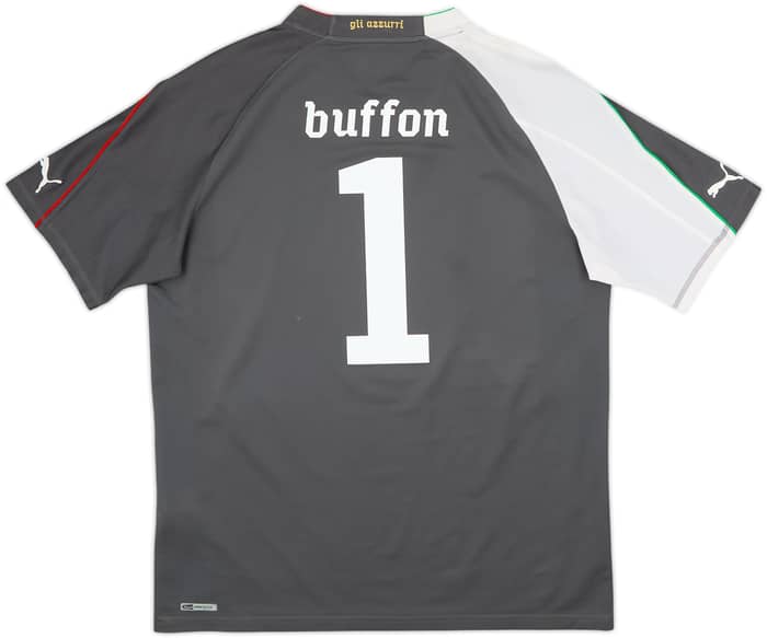 2010-12 Italy Player Issue GK S/S Shirt Buffon #1 - 8/10 - (XXL)
