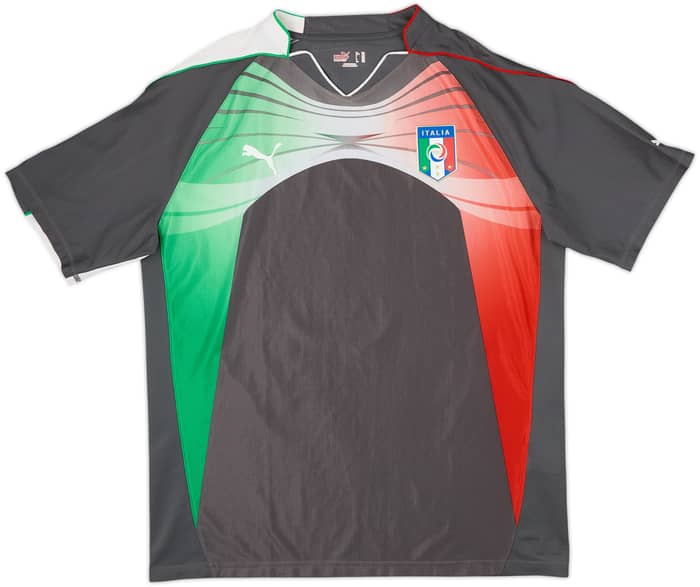 2010-12 Italy Player Issue GK S/S Shirt Buffon #1 - 8/10 - (XXL)