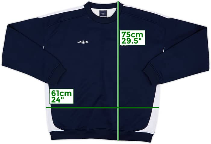 2004-05 Chelsea Umbro Sweat Top - 7/10 - (XL)