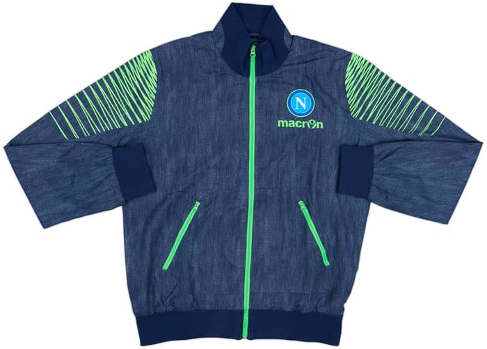 2014-15 Napoli Macron Track Jacket - 8/10 - (L)