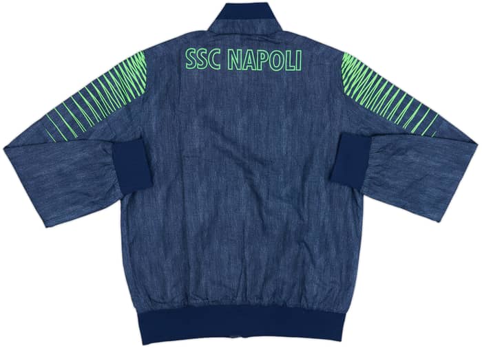 2014-15 Napoli Macron Track Jacket - 8/10 - (L)