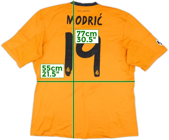 2013-14 Real Madrid Third Shirt Modric #19 - 8/10 - (XL)