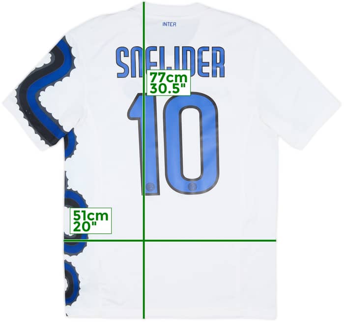 2010-11 Inter Milan Away Shirt Sneijder #10 - 7/10 - (M)