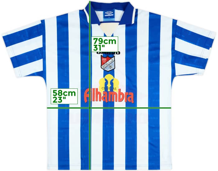1999-00 CF Motril Match Issue Home Shirt #12
