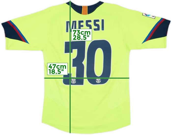2005-06 Barcelona Away Shirt Messi #30 - 8/10 - (S)