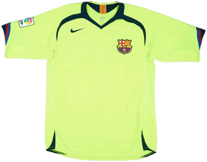 2005-06 Barcelona Away Shirt Ronaldinho #10 - 8/10 - (M)