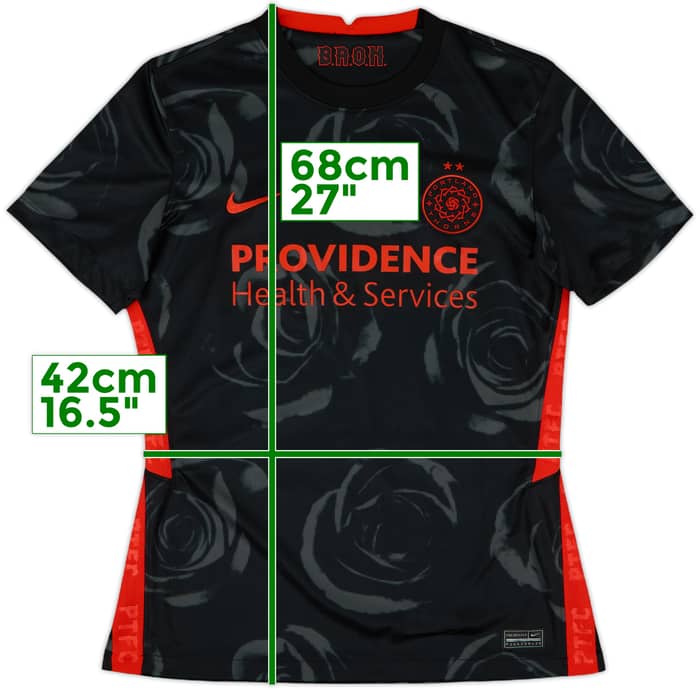 2020-22 Portland Thorns Home Shirt - 10/10 - (Women's M)