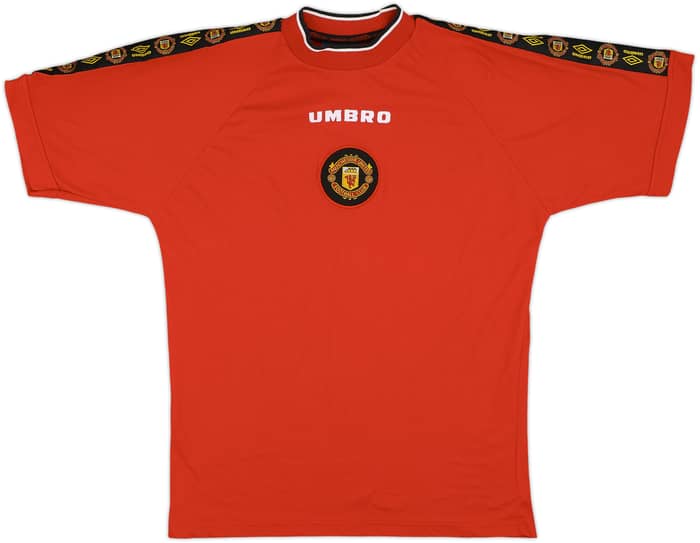 1996-97 Manchester United Umbro Cotton Tee - 9/10 - (XL)