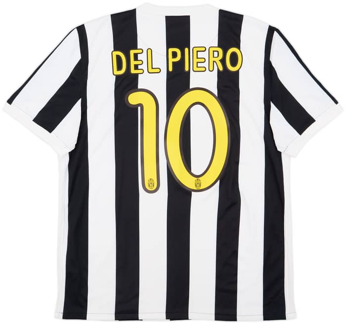 2009-10 Juventus Home Shirt Del Piero #10 - 7/10 - (L)