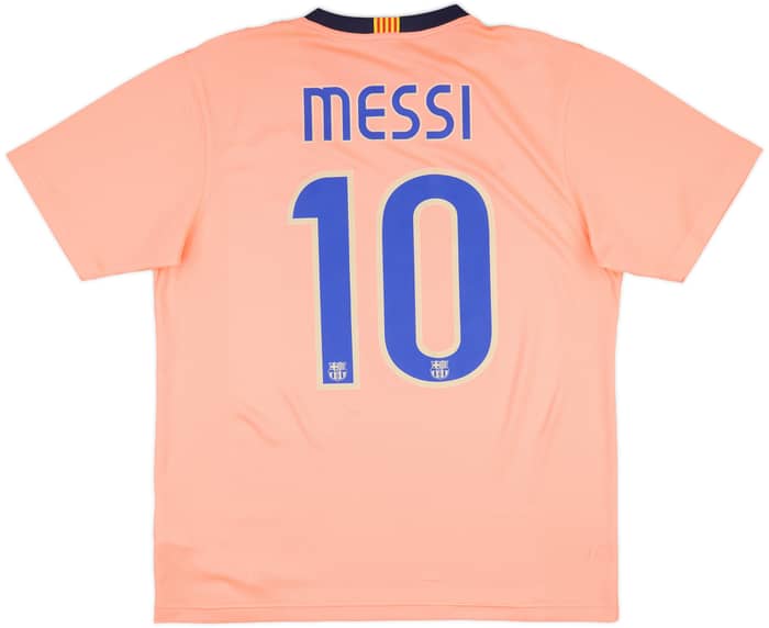 2009-10 Barcelona Basic Away Shirt Messi #10 - 6/10 - (M)