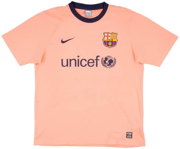 2009-10 Barcelona Basic Away Shirt Messi #10 - 6/10 - (M)