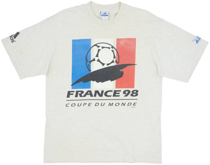 1998 France Coupe du Monde adidas Graphic Tee - 5/10 - (XL)