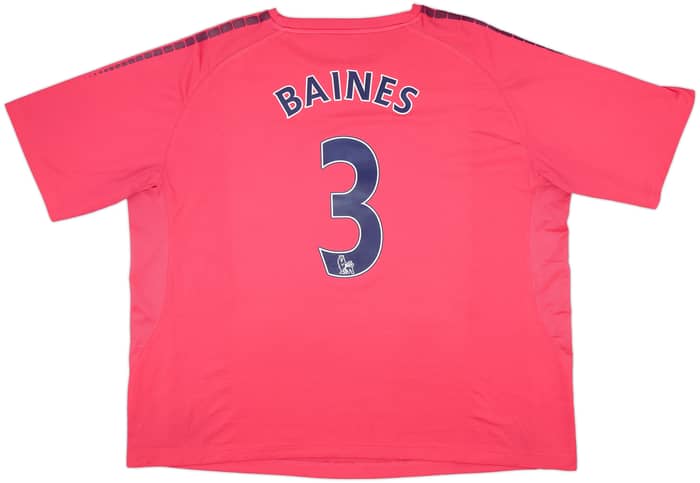 2010-11 Everton Away Shirt Baines #3 - 9/10 - (3XL)