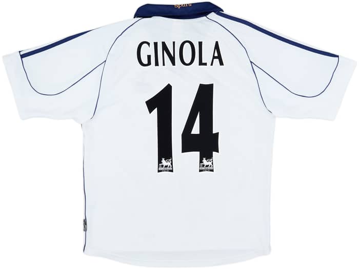 1999-01 Tottenham Home Shirt Ginola #14 - 7/10 - (M)