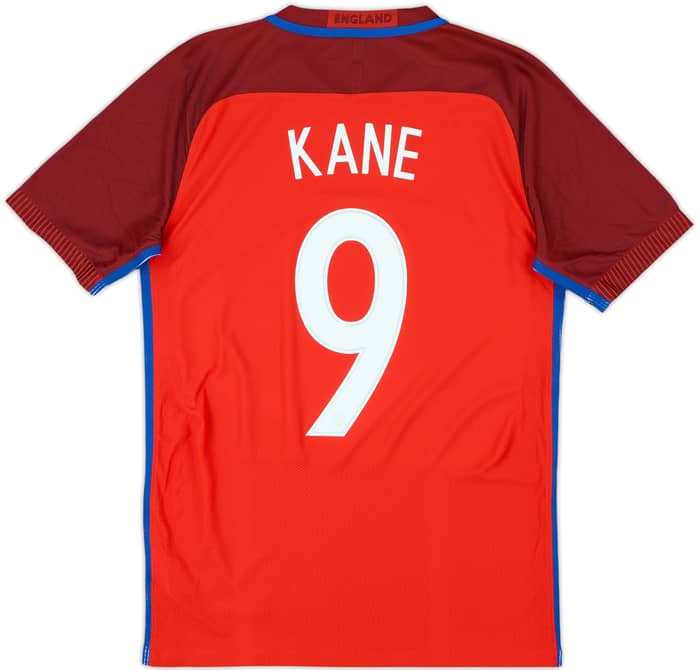 2016-17 England Authentic Away Shirt Kane #9 - 9/10 - (M)