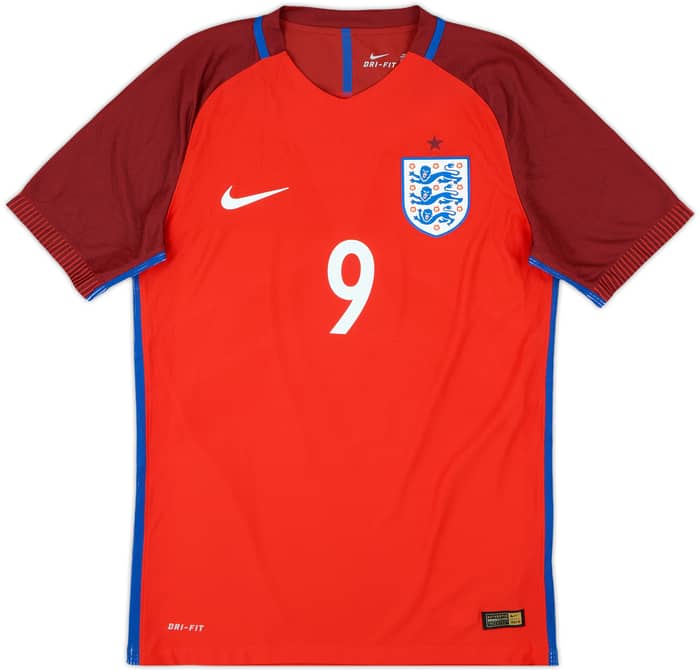 2016-17 England Authentic Away Shirt Kane #9 - 9/10 - (M)