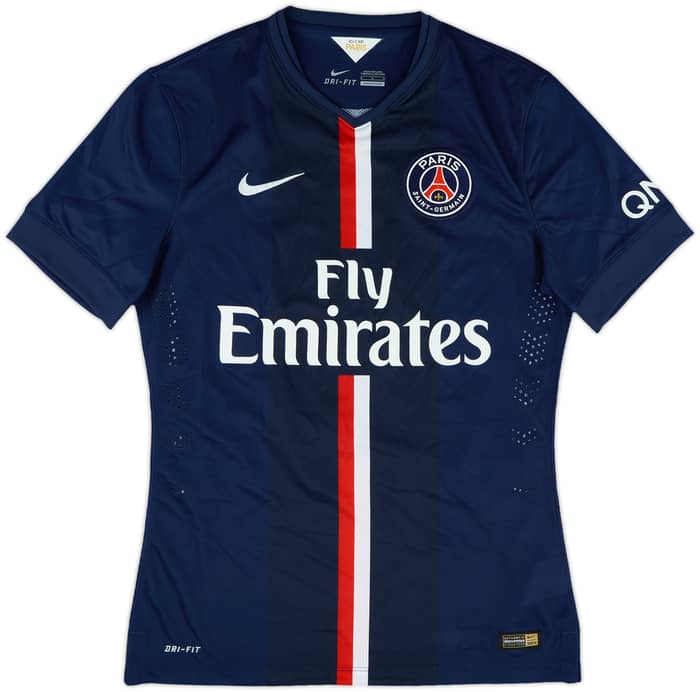 2014-15 Paris Saint-Germain Authentic Home Shirt Cavani #9 - 9/10 - (M)
