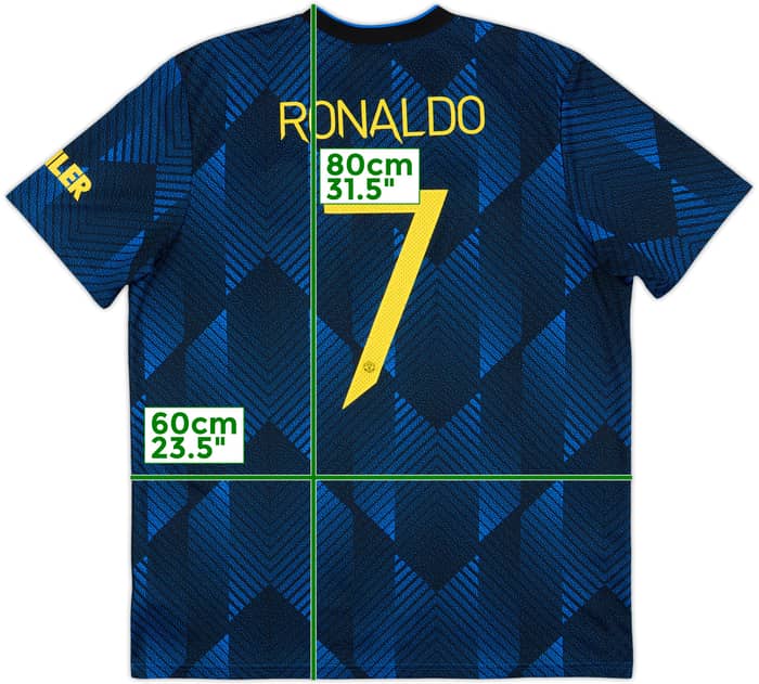 2021-22 Manchester United Third Shirt Ronaldo #7 - 10/10 - (XL)