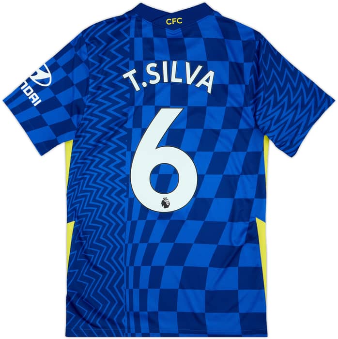 2021-22 Chelsea Home Shirt T.Silva #6 - 10/10 - (S)