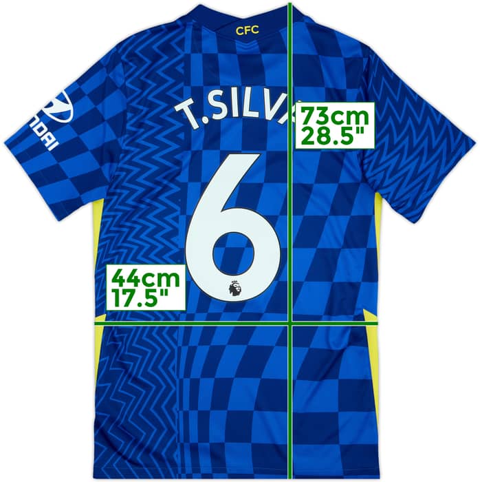2021-22 Chelsea Home Shirt T.Silva #6 - 10/10 - (S)