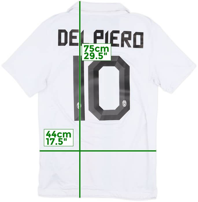 2010-12 Juventus Away Shirt Del Piero #10 - 7/10 - (S)