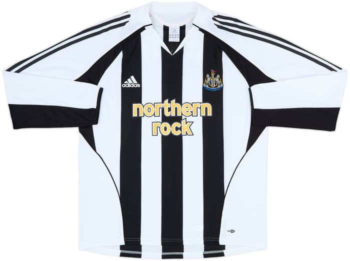 2005-07 Newcastle Home L/S Shirt Shearer #9 - 10/10 - (L)