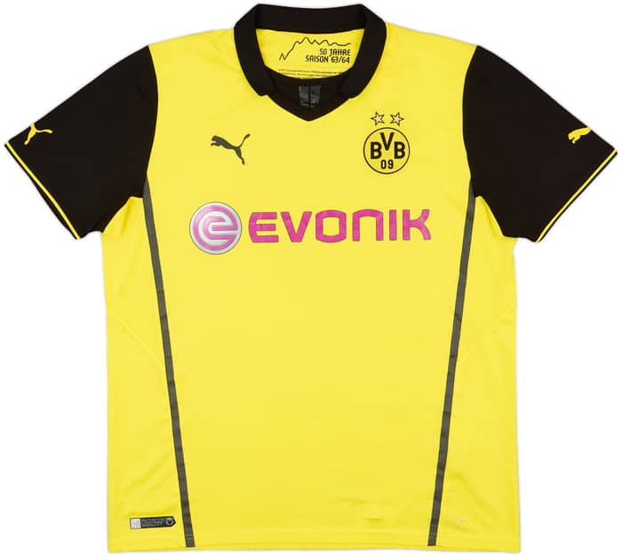 2013-14 Dortmund CL Home Shirt - 8/10 - (XL)