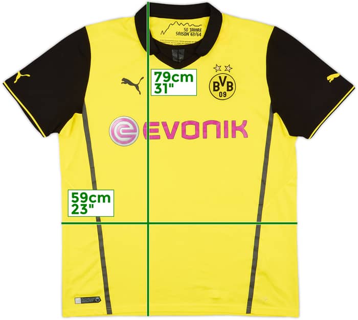 2013-14 Dortmund CL Home Shirt - 8/10 - (XL)