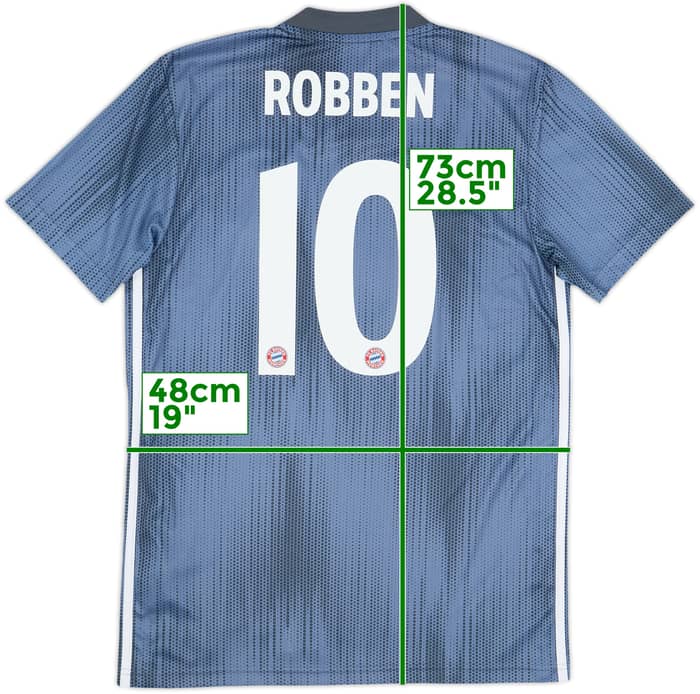 2018-19 Bayern Munich Third Shirt Robben #10 - 10/10 - (S)