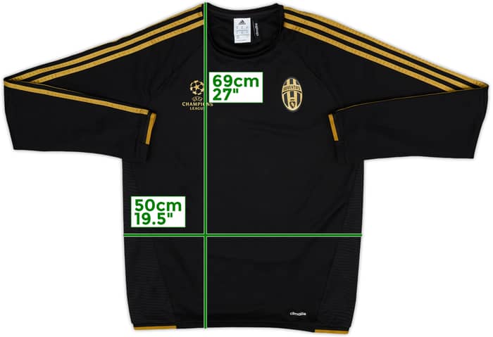 2015-16 Juventus adidas CL Sweat Top - 8/10 - (M)