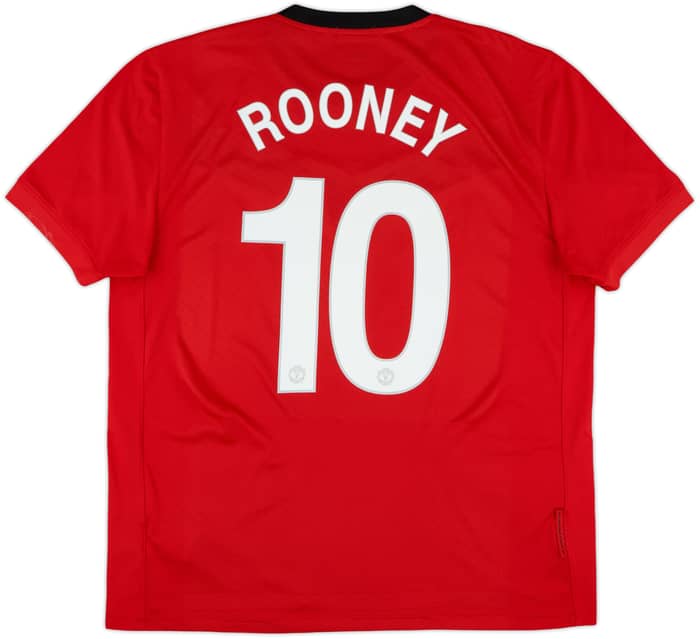 2009-10 Manchester United Home Shirt Rooney #10 - 5/10 - (XL)