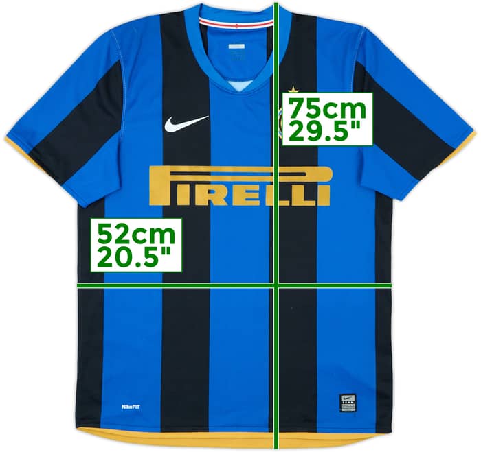 2008-09 Inter Milan Home Shirt - 3/10 - (M)