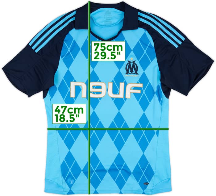 2008-09 Olympique Marseille Away Shirt - 8/10 - (M)