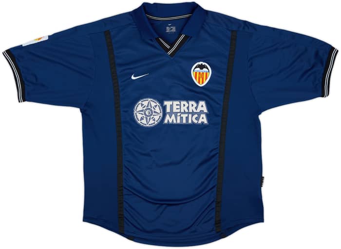 2000-01 Valencia Away Shirt Aimar #22 - 9/10 - (M)