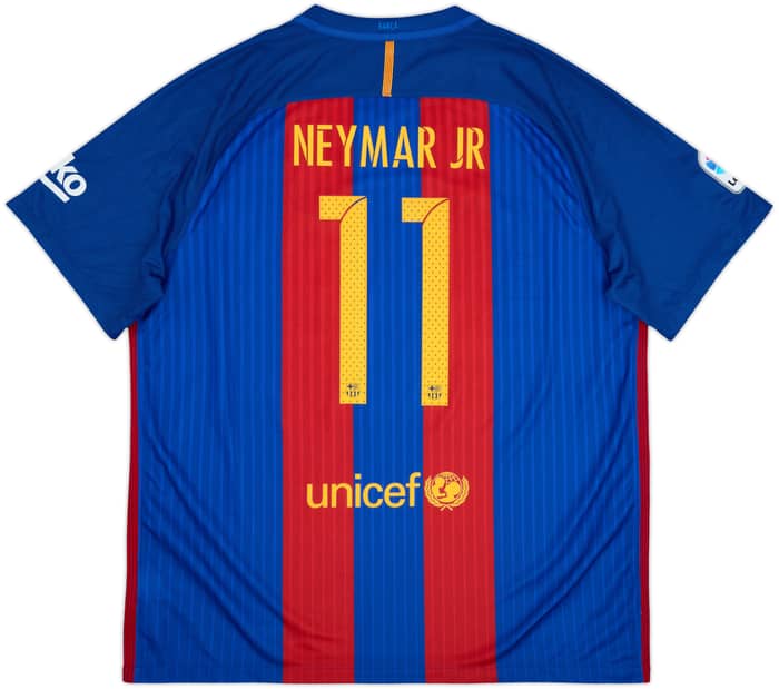 2016-17 Barcelona Home Shirt Neymar Jr #11 (XXL)