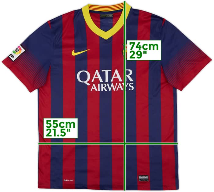 2013-14 Barcelona Home Shirt - 5/10 - (L)