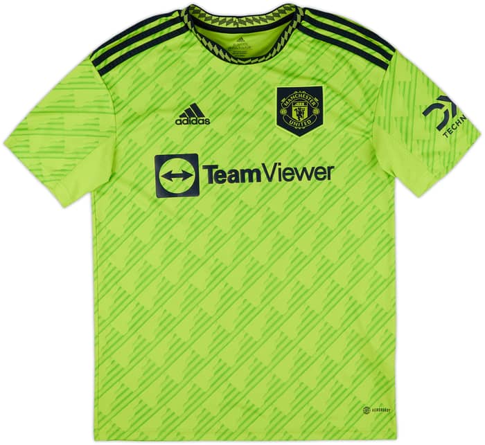 2022-23 Manchester United Third Shirt B.Fernandes #8 - 10/10 - (XL.Boys)