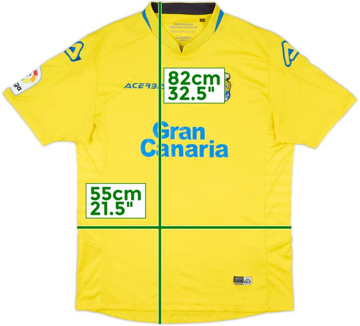 2017-18 Las Palmas Home Shirt - 7/10 - (XXL)