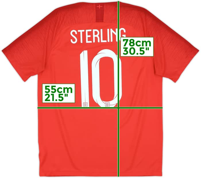2018-19 England Away Shirt Sterling #10 - 10/10 - (L)