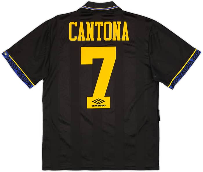 1993-95 Manchester United Away Shirt Cantona #7 - 8/10 - (S)