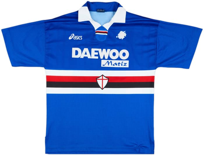 1998-99 Sampdoria Match Issue Home Shirt #13