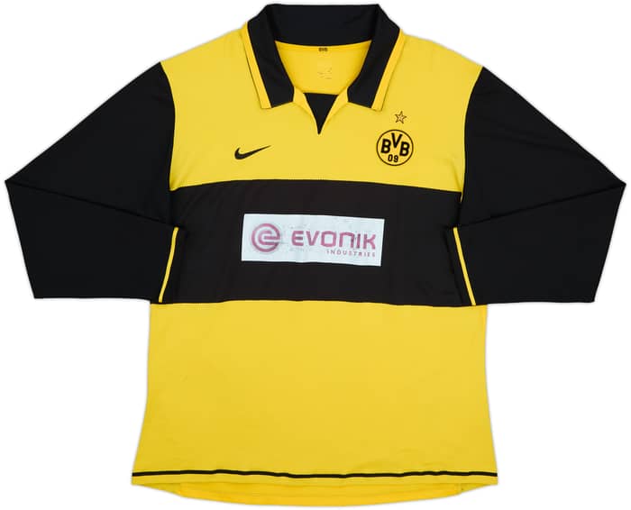 2007-08 Borussia Dortmund Player Issue Home L/S Shirt - 6/10 - (XL)