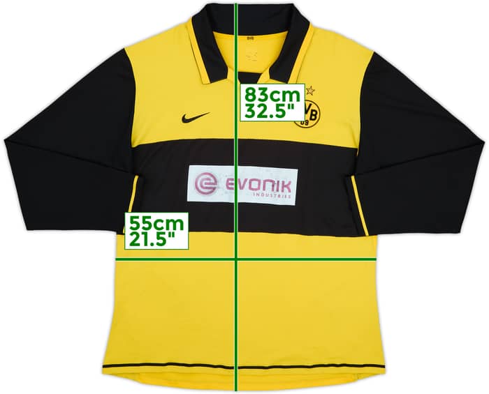2007-08 Borussia Dortmund Player Issue Home L/S Shirt - 6/10 - (XL)