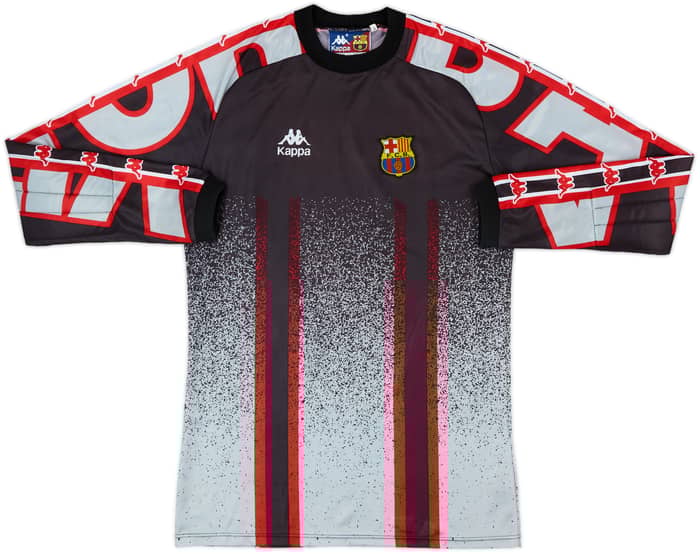 1996-97 Barcelona Basic GK Shirt Vitor Baia #1 - 9/10 - (S)