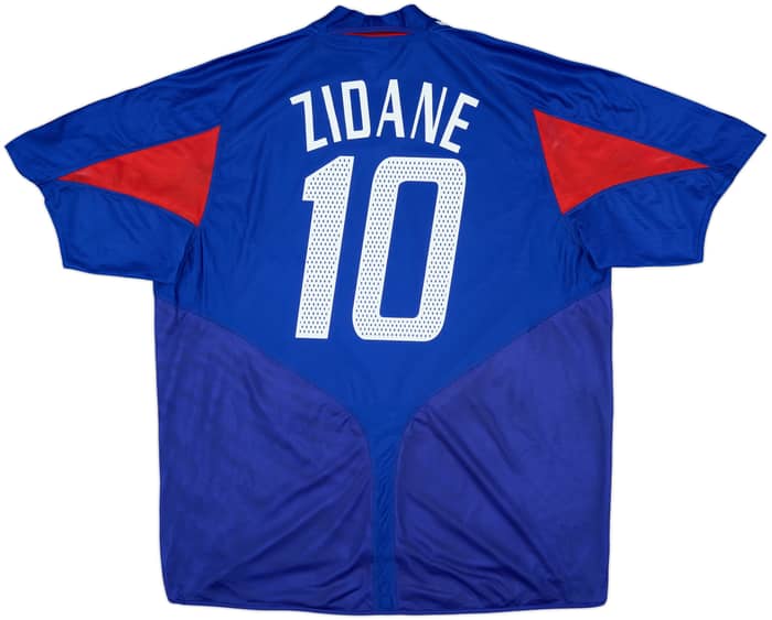 2004-06 France Home Shirt Zidane #10 - 10/10 - (XL)