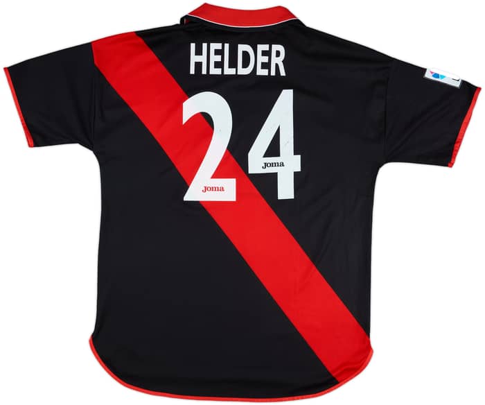 2001-02 Real Vallecano Match Issue Away Shirt Helder #24